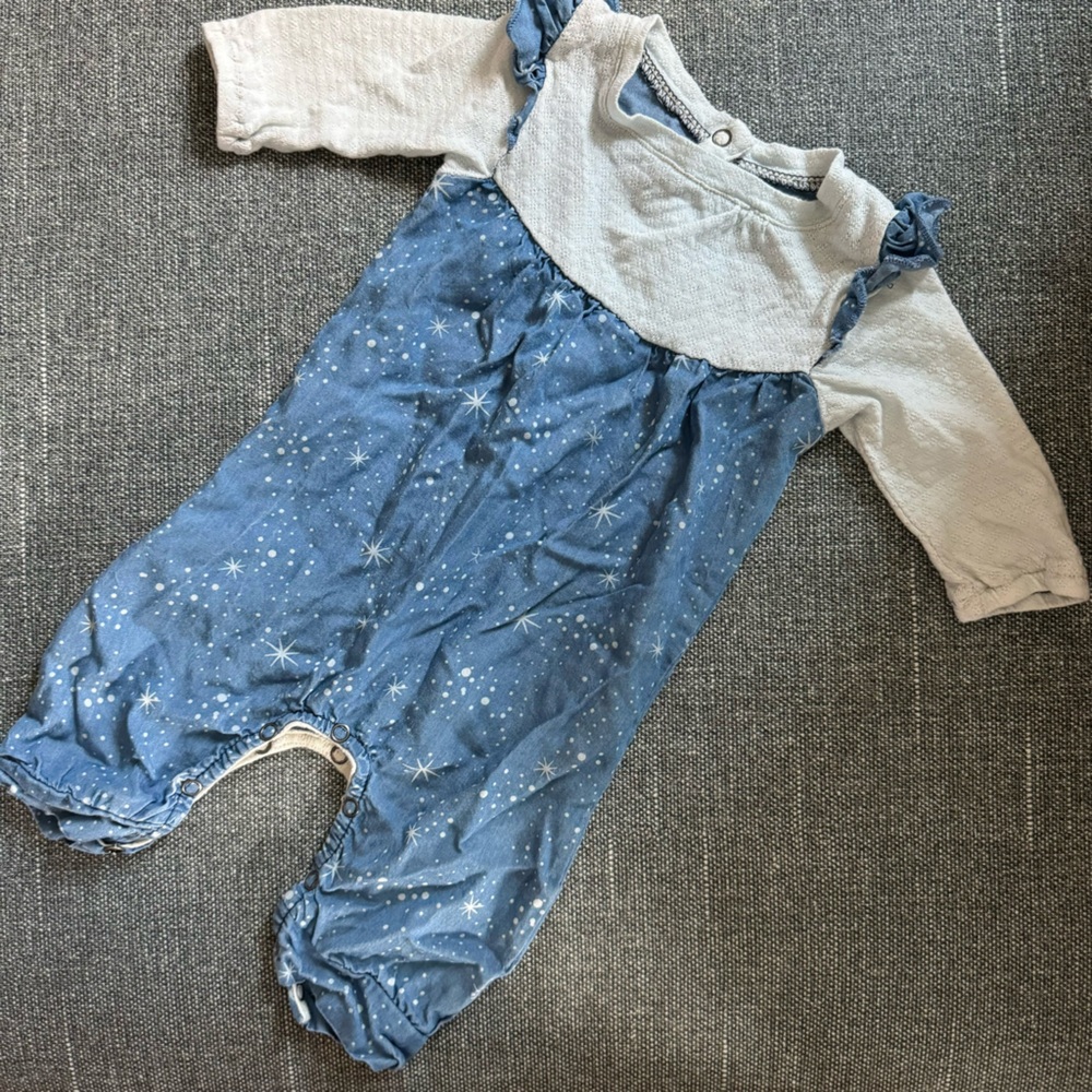 Chambray Romper